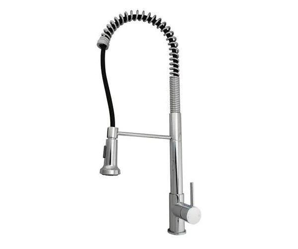 Euro Round Chrome Kitchen Sink Swivel Pull Out Mixer