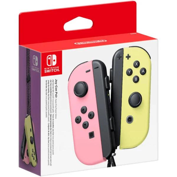 Nintendo Switch Joy-con Controller Pair - Pastel Pink/Pastel Yellow