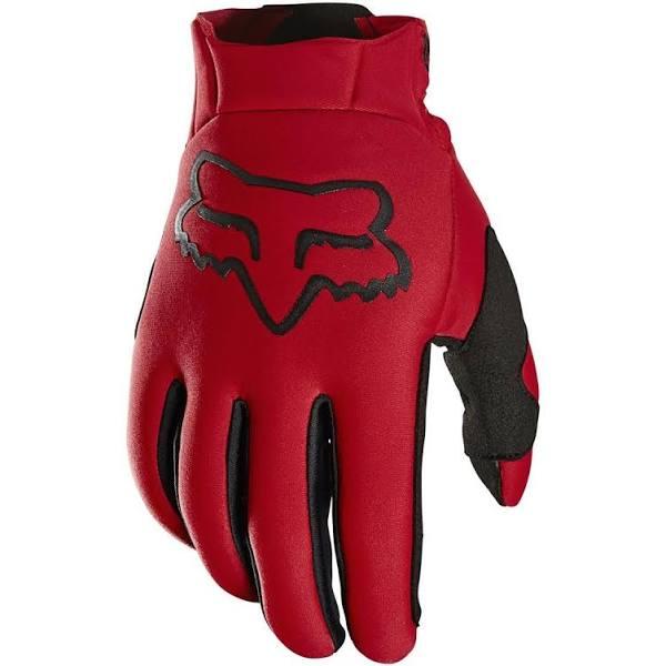 Fox Defend Thermo CE Motocross Gloves, Red, Size XL