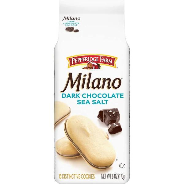 Pepperidge Farm Milano Cookies, Dark Chocolate Sea Salt, 6 oz. Bag