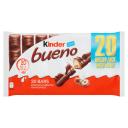 Kinder Bueno Milk Chocolate Covered Wafer Hazelnut Filling 43g x 10