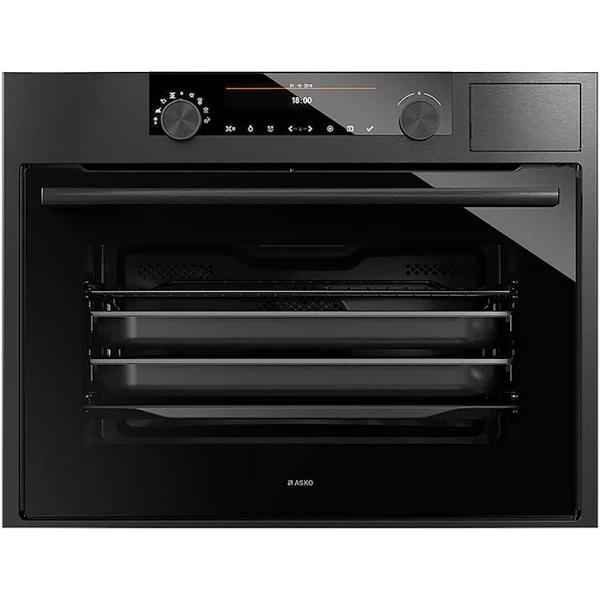 Asko 45cm Combi Steam Oven - Black Steel