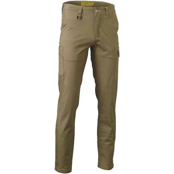 Bisley Stretch Cotton Drill Cargo Pants - BPC6008 Khaki / 79L