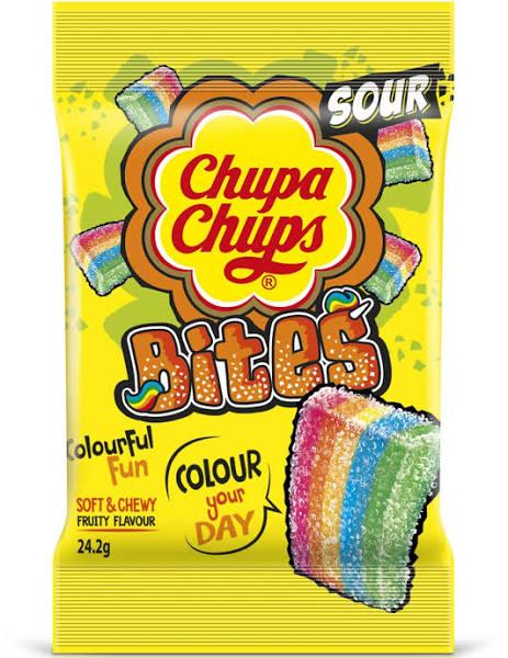 10pc Chupa Chups 242g Sour Bites Candy Share Pack