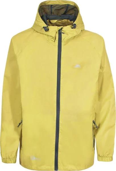 Trespass Adults Unisex Qikpac Packaway Waterproof Jacket Yellow Waterproof Jacket