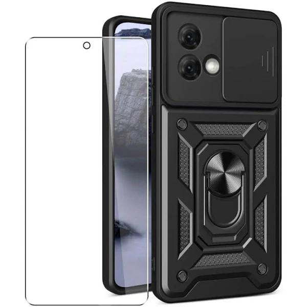 Case For Motorola Moto G84 Camera Lens Cover Stand