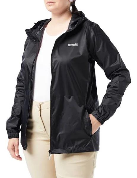 Regatta Womens/Ladies PK It Jkt III Waterproof Hooded Jacket Black 18 UK