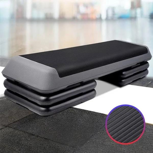 Everfit Aerobic Step Exercise Stepper Riser Workout Cardio Fitness Bench Gym - Earn Everyday Rewards, AfterPay Available