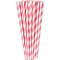 Paper Straws 24 Pack - Pink