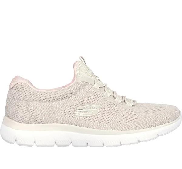 Skechers Summits Vegan Womens Taupe Fashion Trainers - 7 UK