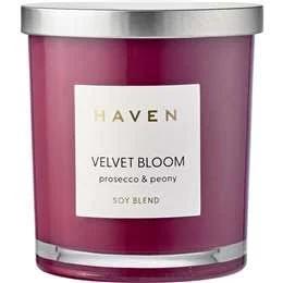 Haven Soy Blend Candle Velvet Bloom Prosecco & Peony Each