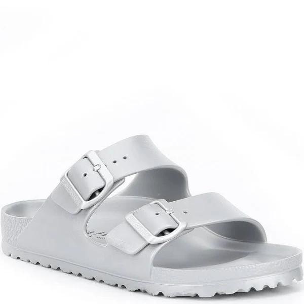 Birkenstock Women's Essentials Arizona Eva Sandals - Metallic Silver - 38 N