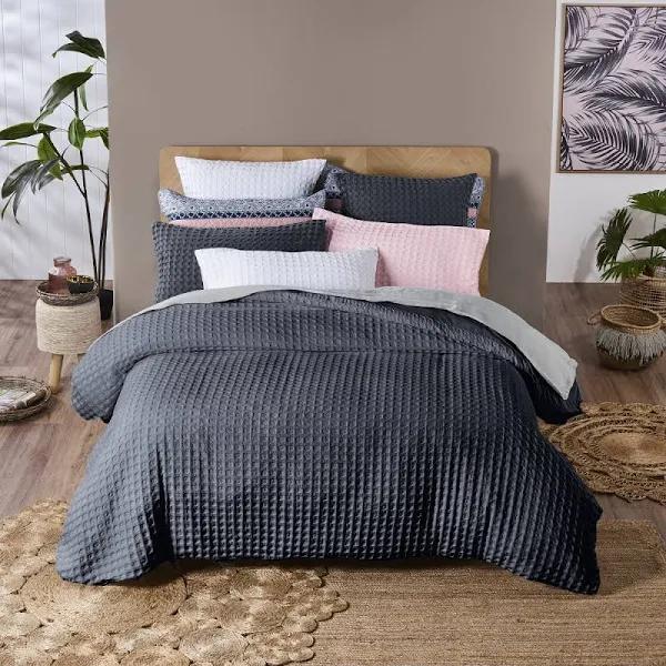 KOO Oliver Waffle Quilt Cover Set