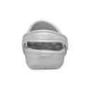 Crocs Toddler Classic Glitter Clog; Silver Glitter, C9