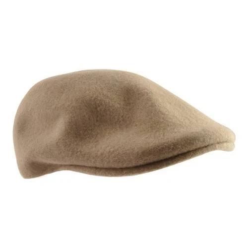 Kangol Seamless Wool 507 Cap K0875FA Warm Winter Ivy Hat Ergonomic Sleek Fit - Sand - XL