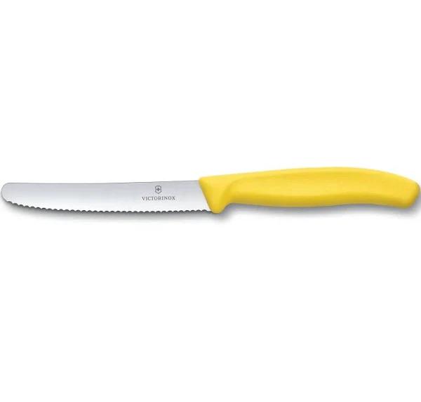 Victorinox 11 cm Steak & Tomato Knife Yellow