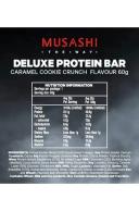 Musashi Deluxe Protein Bar Choc Caramel Brownie Box 12 x 60g