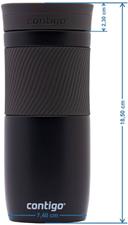 Contigo Byron Snapseal Travel Mug, Stainless Steel Thermal Mug, Vacuum Flask, Leakproof Tumbler, Coffee Mug With Bpa Free Easy-Clean Lid