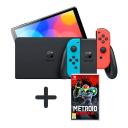 Nintendo Switch – OLED Model w/ Neon Red & Neon Blue Joy-con