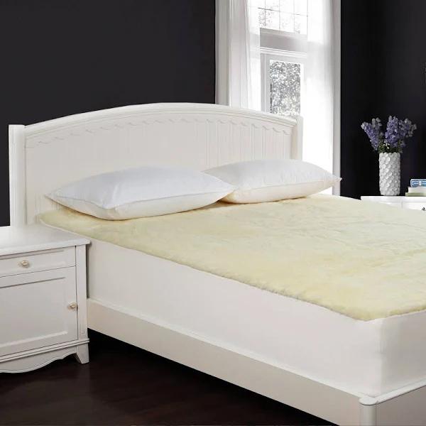 Dreamaker 300gsm Wool Fleece Mattress Underlay-long Single