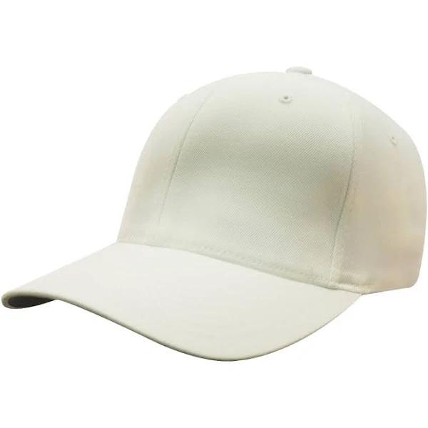 Yupoong Mens Flexfit Fitted Baseball Cap (Pack of 2) White LXL