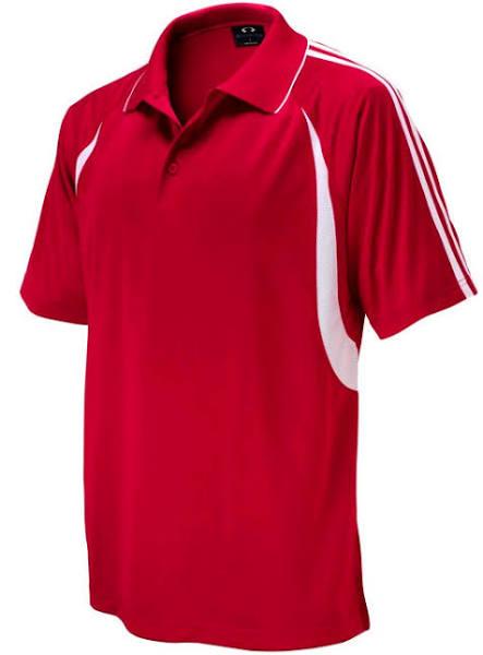 Biz Collection P3010 Flash Mens Polo Red/White / 5XL