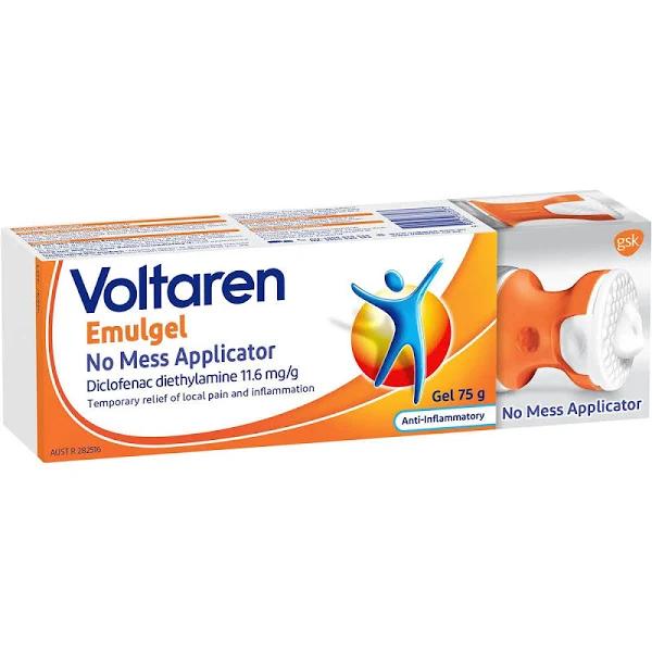 Voltaren Emulgel 75g With No Mess Applicator