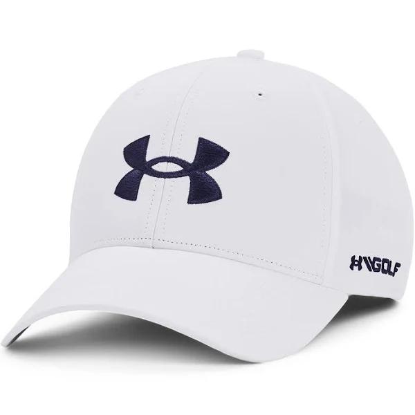 Under Armour Mens Golf96 Hat White Cap - OSFM