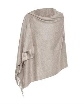 David Jones Mani Kaaga Moni 100% Cashmere 'zurich' Throw in Frappe