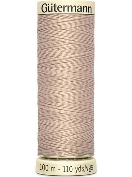 Gutermann Sew-All Thread 100m #121 Beige, 100% Polyester