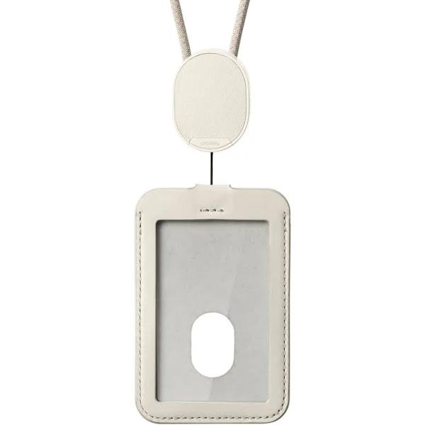 Orbitkey ID Card Holder With Lanyard, Stone