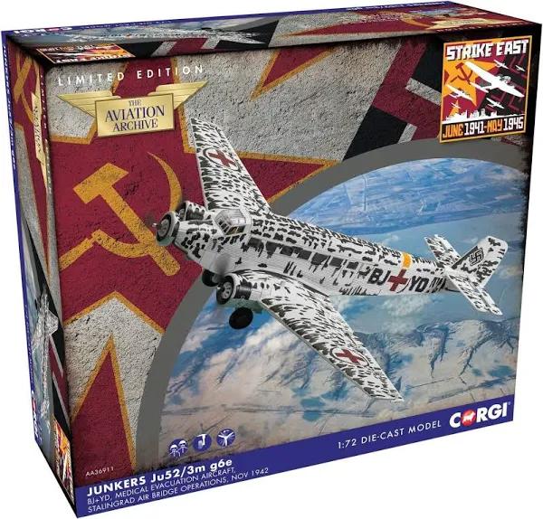 Corgi AA36911 1/72 Junkers Ju52 AirAmbulance