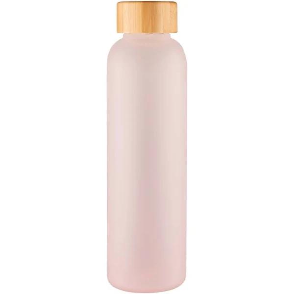 Avanti Velvet Glass Bottle 550ml - Frosted Pink