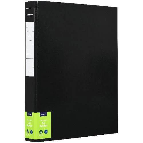 J.Burrows Recycled A4 Binder 2 D-Ring 25mm Gloss Black