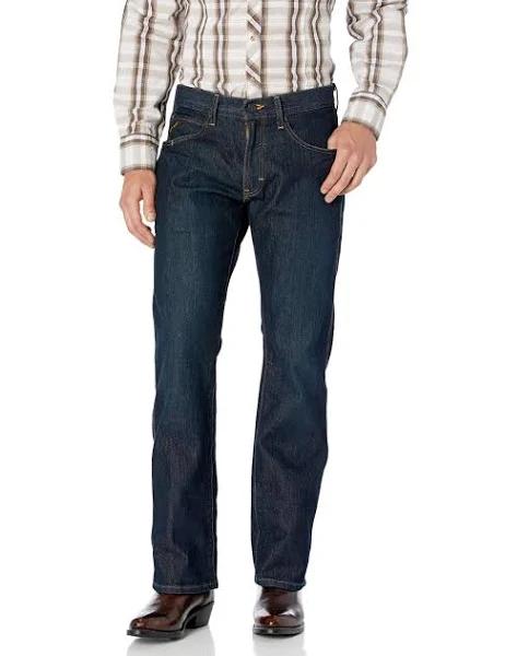 Ariat Mens Rebar M5 DuraStretch Straight Jean Blackstone 34 / 32