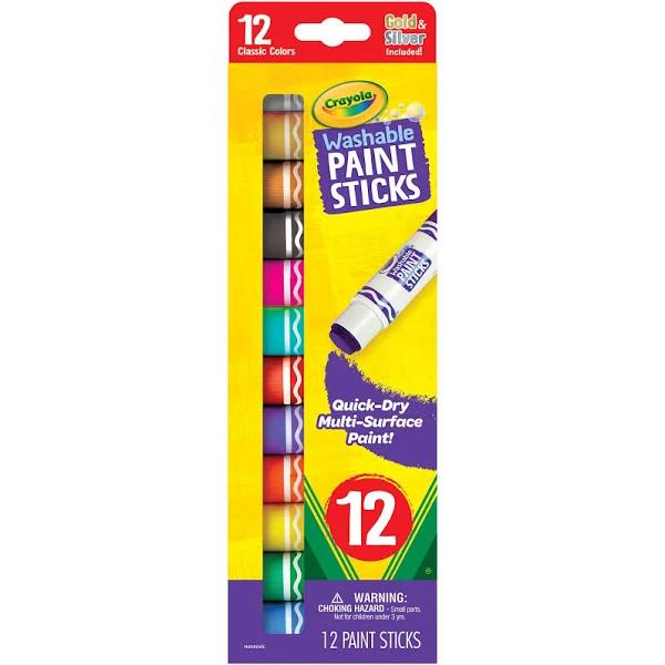 Crayola 12 Washable Paint Sticks