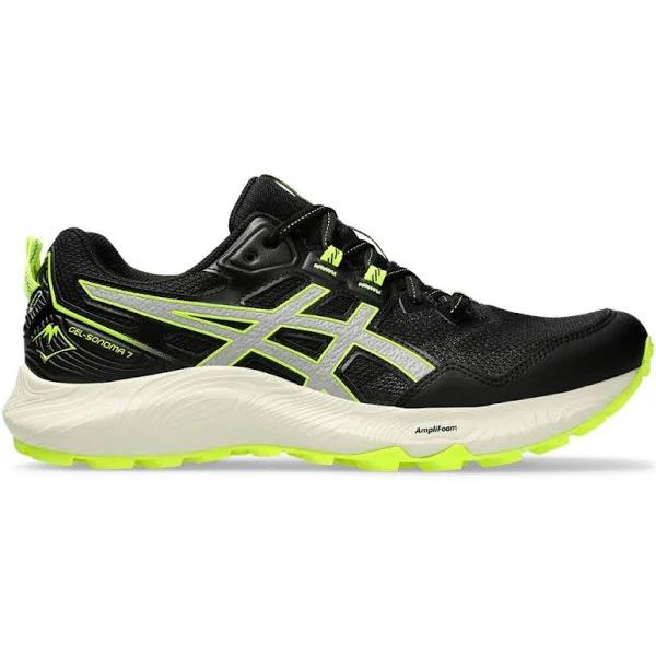 ASICS Men's Gel-Sonoma 7 - Trail Running Shoes - Black/Moonrock 15