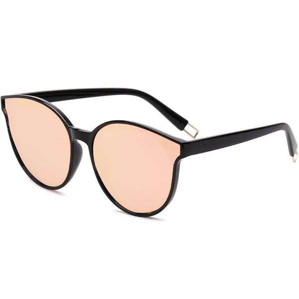 SOJOS Fashion Round Sunglasses for Women Men Oversized Vintage Shades