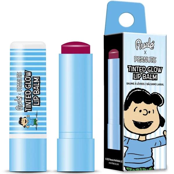 Rude Cosmetics - Peanuts Tinted Glow Lip Balm Lucy