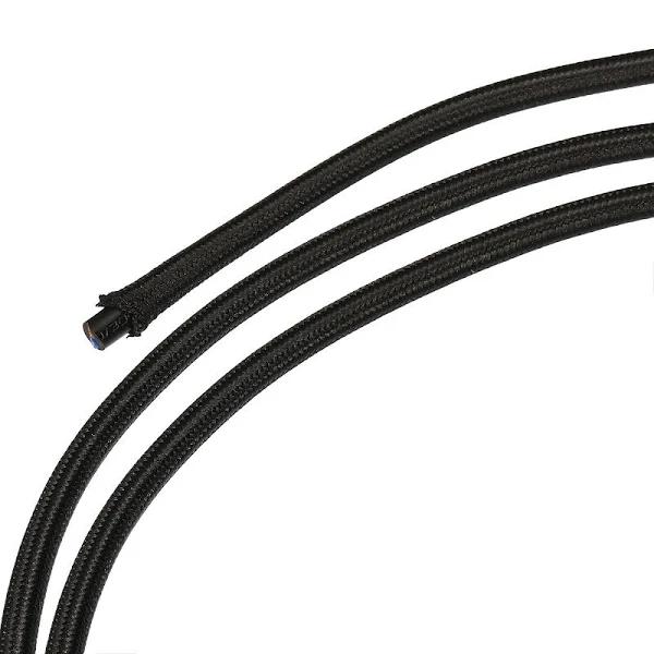 Twisted Cloth Covered Wire 2 Core 18AWG 10m/32.8ft,Electrical Cable,Black | Harfington