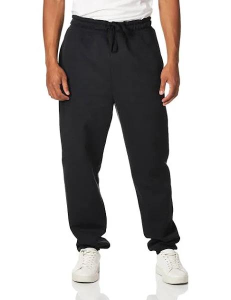 Hanes O8389 Men's EcoSmart Fleece Jogger Sweatpant with Pockets - Black, L