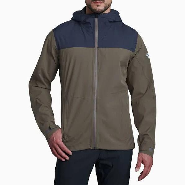 Kuhl Stretch Voyagr Mens Waterproof Jacket - Driftwood - L