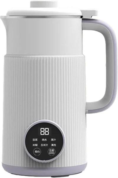 Ersam Soy Milk Machine, Digital Display, Simple Operation, Soy Milk Maker For Drinks (White)