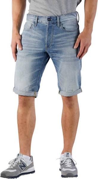 G Star Raw 3301 Denim Shorts Blue