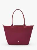 Longchamp Le Pliage Club Shoulder Bag - Garnet Red - AfterPay & zipPay Available