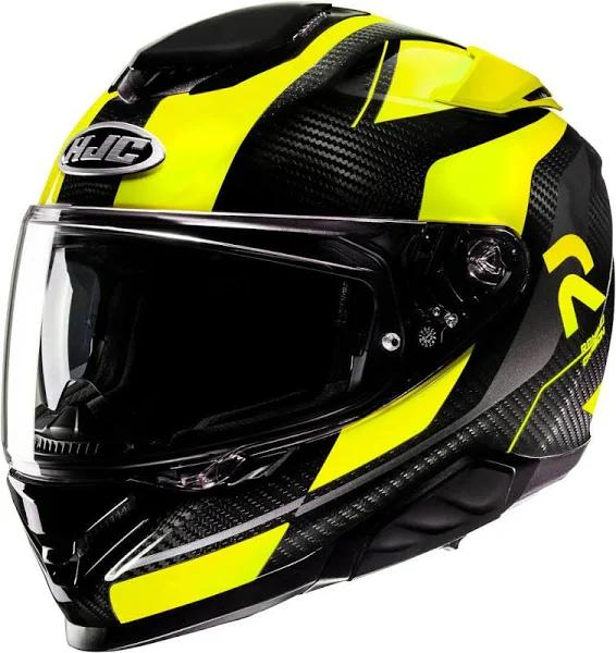 HJC RPHA 71 Carbon Hamil Helmet, black-yellow, Size L