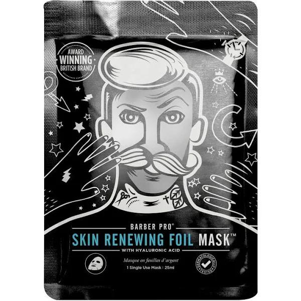 Barber Pro Skin Renewing Foil Mask Hyaluronic Acid