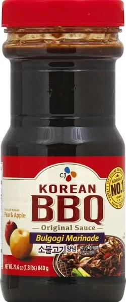 CJ Korean BBQ Sauce - Bulgogi, 29.63-Ounce Bottles (Pack of 4)