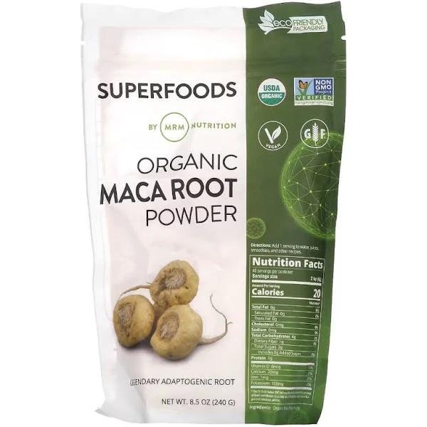 MRM Raw Organic Maca Root Powder 8.5 oz.