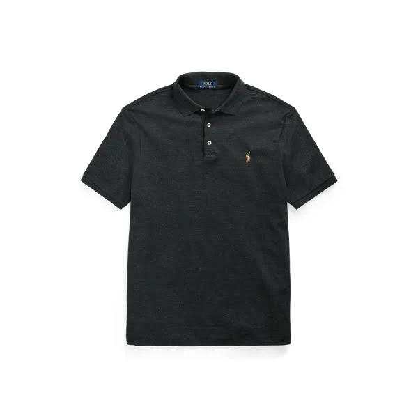 Polo Ralph Lauren Classic Fit Soft Cotton Polo Shirt in Black S